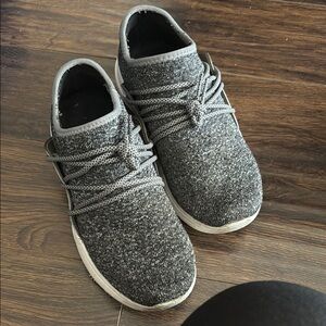 Gray Knit Sneakers
